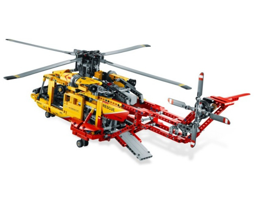 Конструктор decool 3357 (аналог Lego Technic 9396), Вертолет 2-в-1,1056 дет - фото 2 - id-p65226844