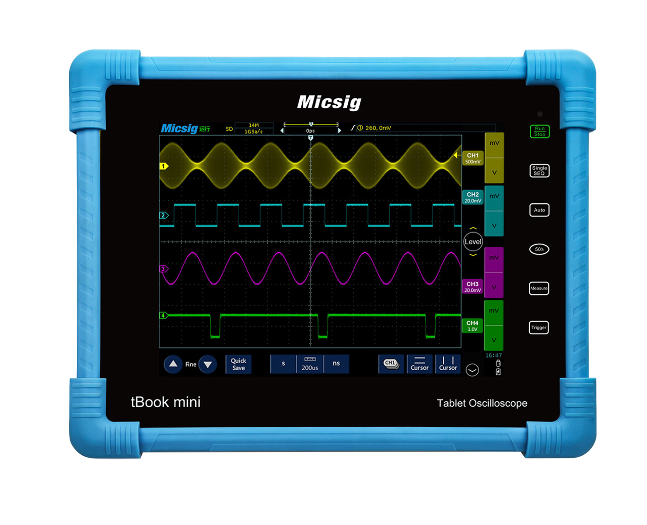 Осциллограф цифровой Micsig TO1102 планшетный