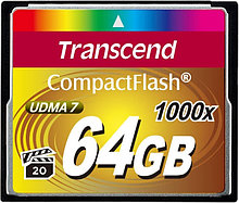 Карта памяти Transcend 1000x CompactFlash Ultimate 64GB (TS64GCF1000)