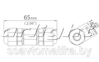 Соединитель KLW-2 (4-10mm, IP67) - фото 3 - id-p65257609