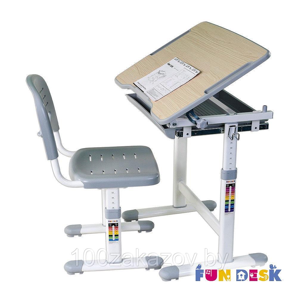 Парта + стул Fun Desk Piccolino, Парта школьная трансформер