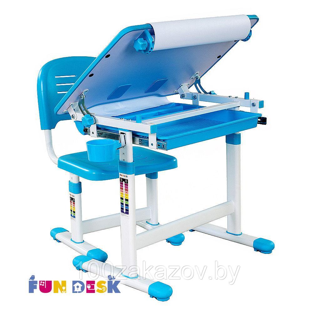 Детская парта Fun Desk Bambino blue Парта-трансформер-мольберт