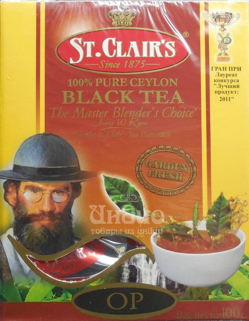 Чай черный O.P. крепкий St. Clairs,100 г