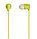 Внутриканальные наушники Smartbuy JUNIOR, желтые (SBE-520), фото 2