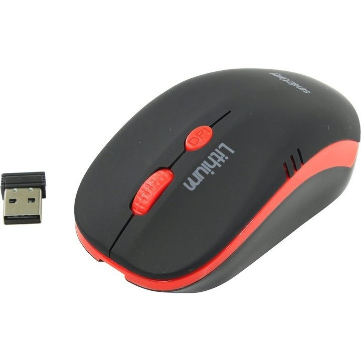 Мышь беспроводная с зарядкой от USB Smartbuy ONE 344CAG бело-серая (SBM-344CAG-KR)