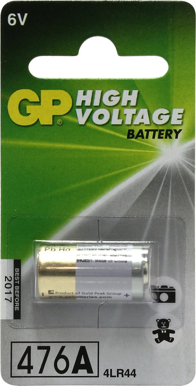 Батарейка GP 4LR44 Super (476A) 6V, щелочной (alkaline) - фото 1 - id-p65303389