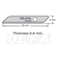 Лезвие OLFA TSB-1 (для ножа TS-1, TSB-1) (Япония) OL-TSB-1 Лезвие OLFA TSB-1 (для ножа TS-1, TSB-1) (Япония)
