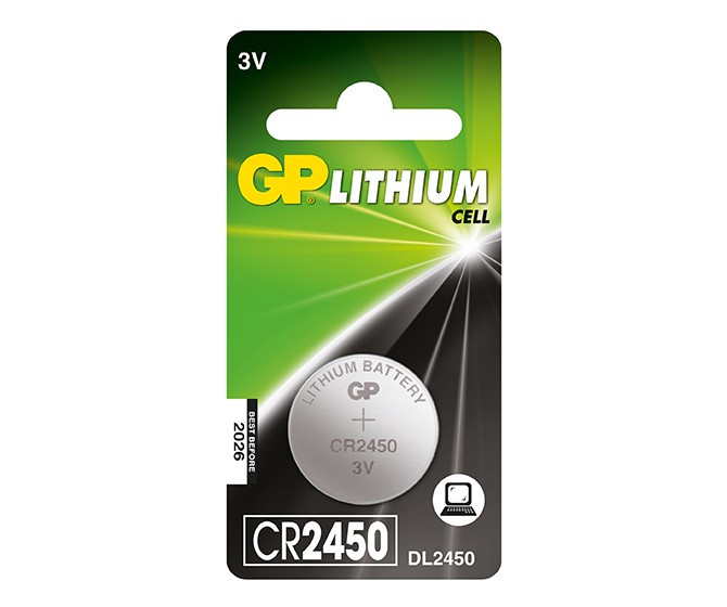 Батарейка (элемент питания) литиевая дисковая GP CR2450 - фото 3 - id-p65327226
