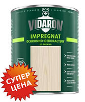 Vidaron Impregnat V17 дуб беленый - Защитная пропитка для древесины, 9л | Видарон Импрегнат