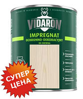 Vidaron Impregnat V17 дуб беленый - Защитная пропитка для древесины, 4.5л | Видарон Импрегнат