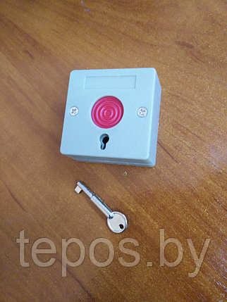 PB-1 - Кнопка с фиксацией и ключом, фото 2