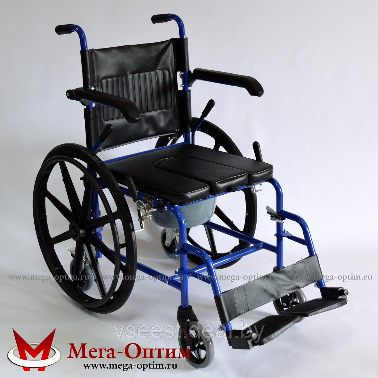 Инвалидная коляска с саноснащением HMP-7014KD активного типа - фото 2 - id-p65364110