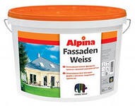 Краска ВД-АК Alpina EXPERT Fassadenweiss База 1, белая, 2.5 л / 3.9 кг - фото 2 - id-p51029398