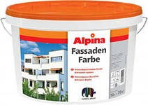 Краска ВД-АК Alpina EXPERT Fassadenfarbe (Альпина ЭКСПЕРТ Фассаденфарбе), белая, 15 л / 23,3 кг, фото 2