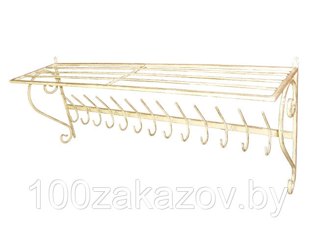 Настенная вешалка металлическая ВННC-014 (100*25*38)