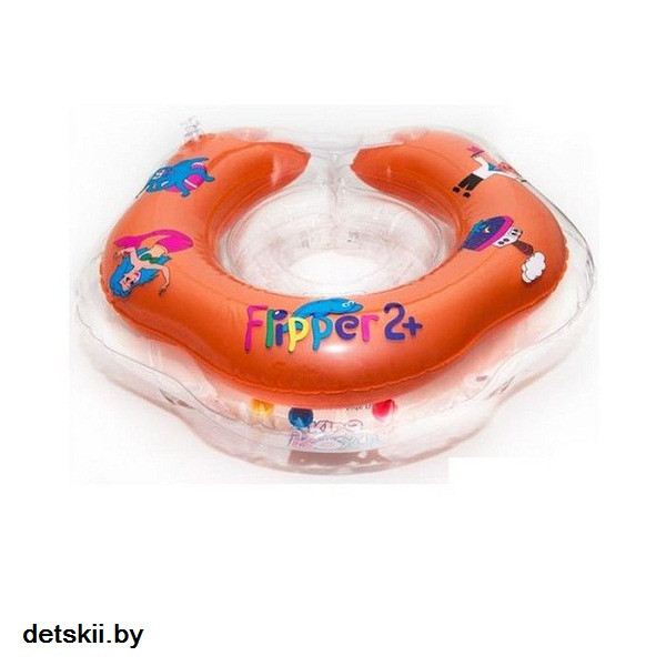 Круг для купания ROXY Flipper 2+ FL002 на шею для малышей - фото 3 - id-p65377543
