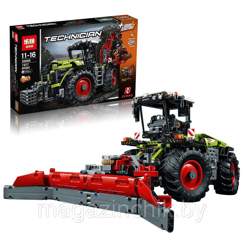 Конструктор Трактор CLAAS XERION 20009, 1977 дет. аналог Лего Техник (LEGO Technic) 42054