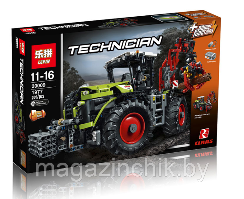 Конструктор Трактор CLAAS XERION 20009, 1977 дет. аналог Лего Техник (LEGO Technic) 42054 - фото 2 - id-p65418412