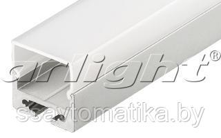 Профиль с экраном SL-LINE-2011-2500 ANOD+OPAL Square