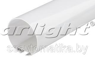 Профиль с экраном SL-ROUND-D120-2500 ANOD+OPAL - фото 1 - id-p65419692