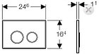 Кнопка смыва Geberit Sigma 20, белая/хром 115.778.KJ.5, фото 2