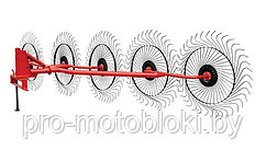 Грабли-ворошилки навесные ГВН-5 тракторные 5-ти секционные