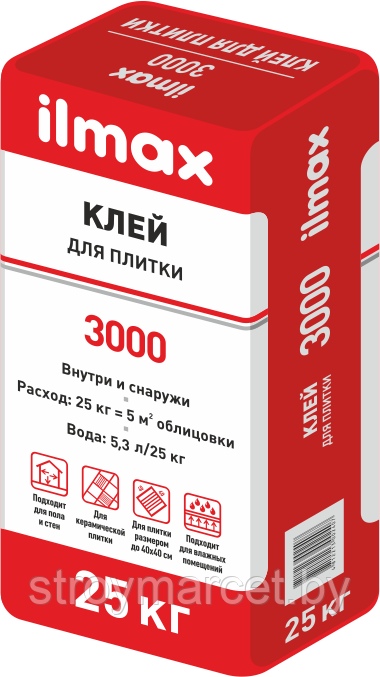 Ilmax 3000 Клей для плитки