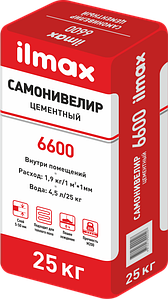Ilmax 6600  САМОНИВЕЛИР ЦЕМЕНТНЫЙ (5…50 мм)