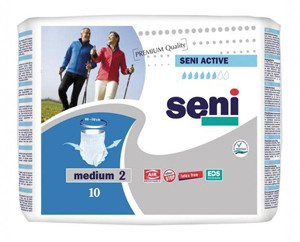 Трусы впитывающие Seni Active, размер 2 (Medium), 10 шт.