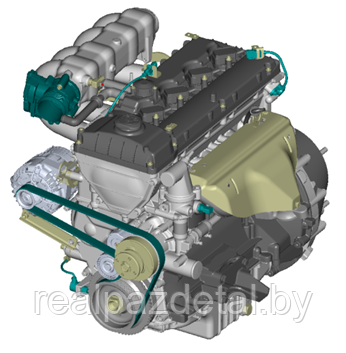 Двигатель ЗМЗ-40524 ГАЗ-3302 под ГУР АИ-92 ЕВРО-3 140 л.с. 40524.1000400-01