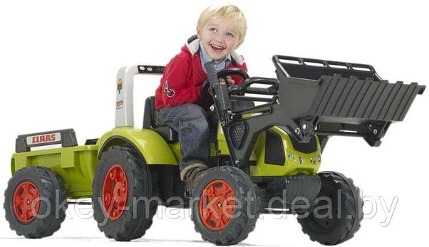 Детский педальный трактор Falk с прицепом и ковшом Class 1040AM, фото 2