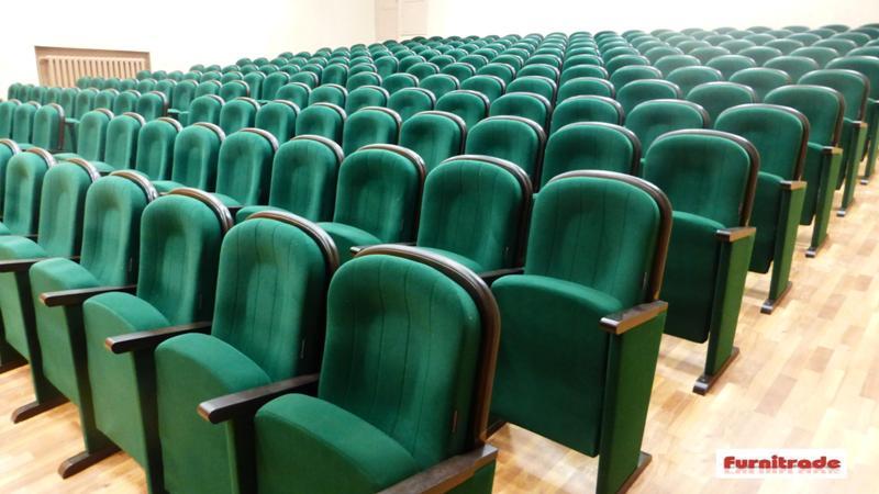 Мягкое театральное кресло Классика для актовых залов - фото 1 - id-p6701416