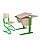 Школьная парта с регулировкой высоты. Стол + стул деревянный детский Дэми СУТ 14.01, фото 6