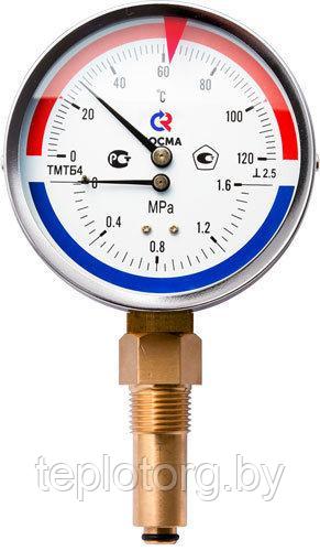 Термоманометр радиальный ТМТБ-3