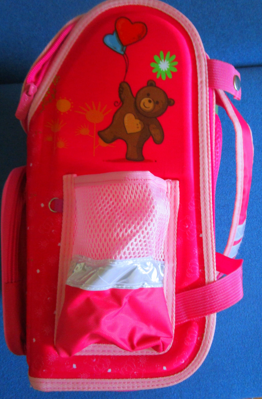 Рюкзак brothers "мишка" розовый, каркасный. Супер качество. - фото 2 - id-p64965560