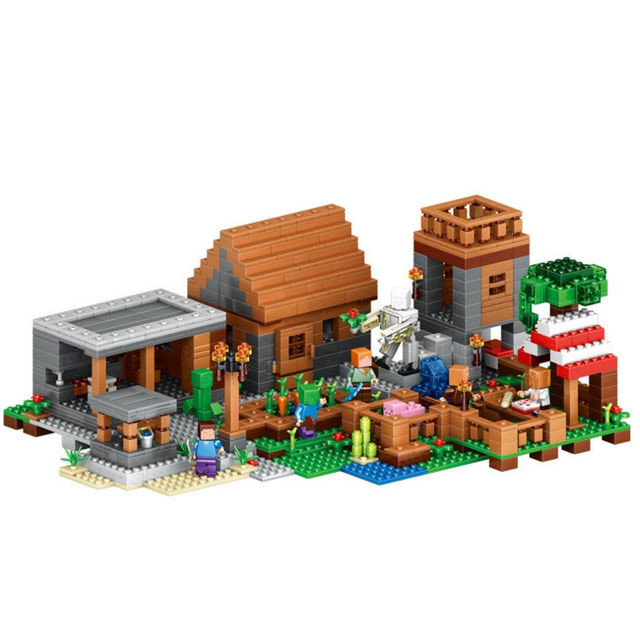 Конструктор Lele 79288 Деревня (аналог Lego Майнкрафт, Minecraft 21128), 1106 дет - фото 2 - id-p65224932