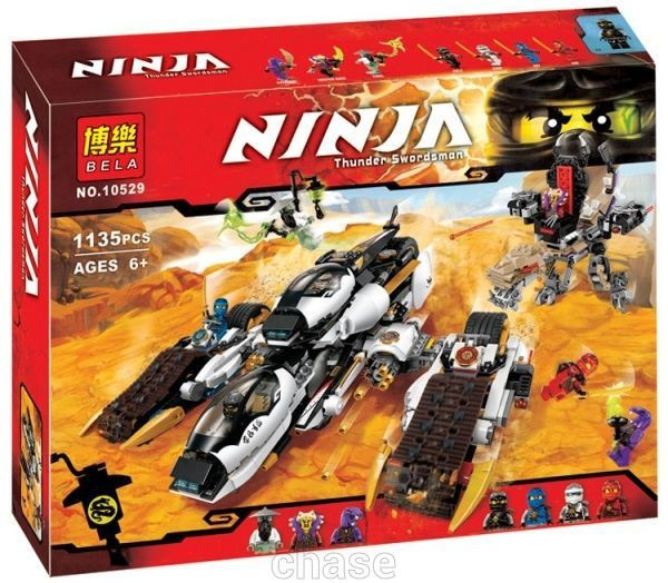 Конструктор Bela Ninja 10529 "Ультра стелс рейдер" (аналог Lego Ninjago 70595) 1135 деталей - фото 1 - id-p65509501