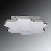 750074 (MX13003032-7А) Люстра потол FAVO LED-35W 1680LM Silver 4000K