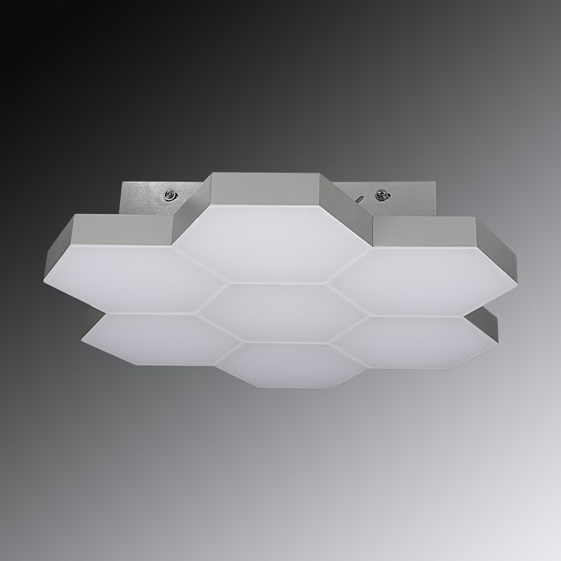 750074 (MX13003032-7А) Люстра потол FAVO LED-35W 1680LM Silver 4000K - фото 1 - id-p65516833