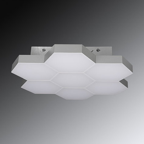 750074 (MX13003032-7А) Люстра потол FAVO LED-35W 1680LM Silver 4000K, фото 2
