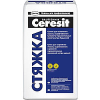 Растворная сухая смесь для стяжек Ceresit , (25 кг)