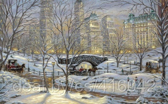 Картина стразами "Зима в Нью-Йорке"