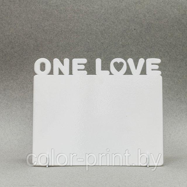 Фоторамка "One love" с нанесением - фото 2 - id-p65577601