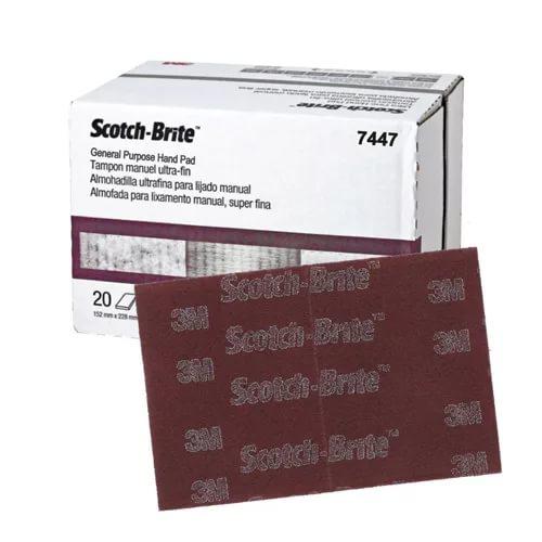 Листы 3М Scotch-Brite 7447, бордовые