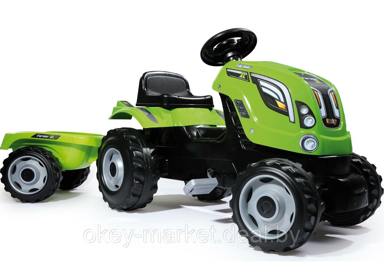 Детский педальный трактор Smoby FARMER XL - фото 1 - id-p65602854