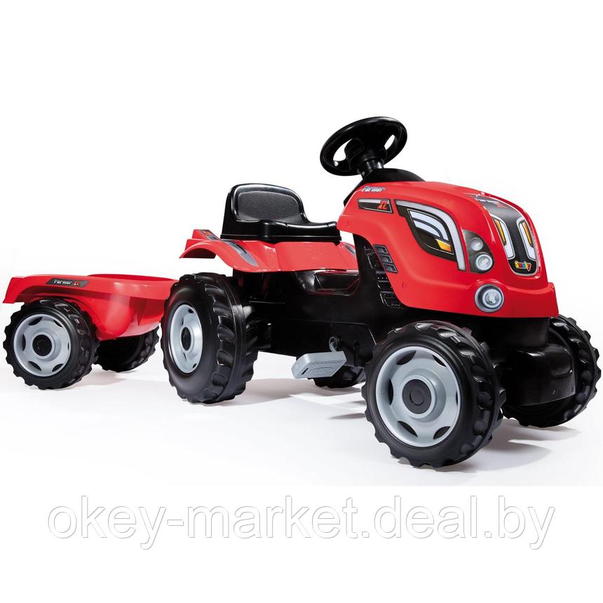 Детский педальный трактор Smoby FARMER XL, фото 2