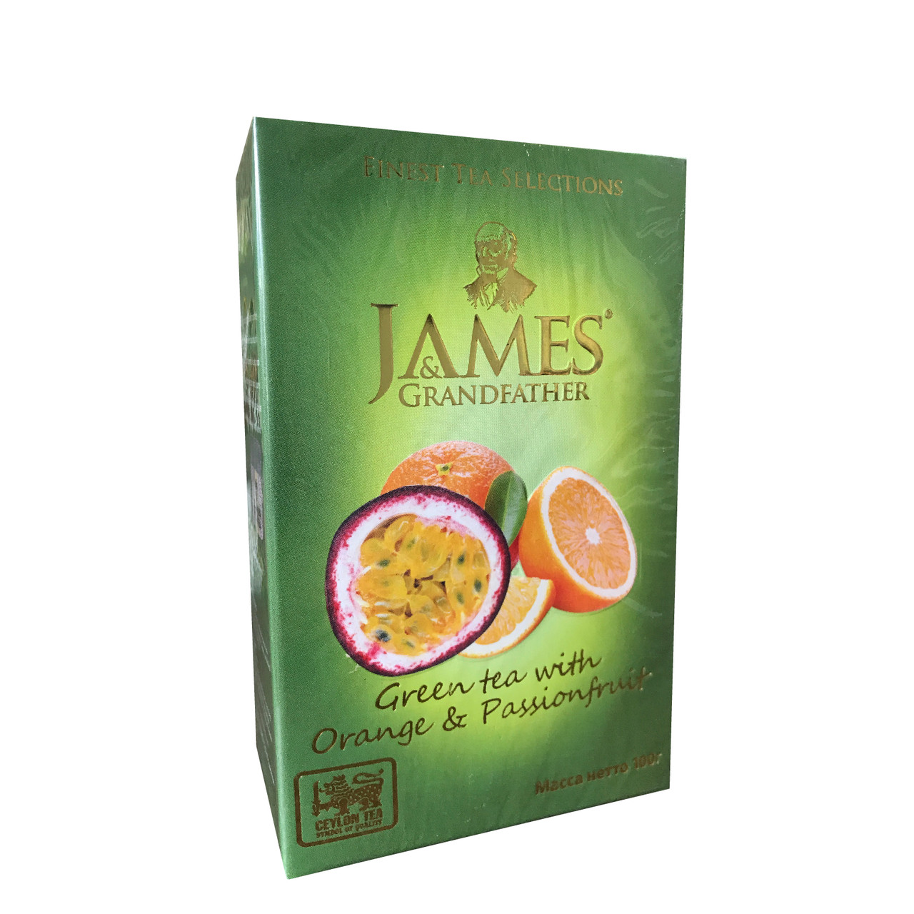 Чай James & Grandfather "Orange and Passionfruit " зеленый с апельсином и маракуйей 100 г
