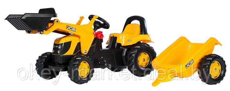 Детский педальный трактор Rolly Toys RollyKid Trailer - фото 2 - id-p65605401