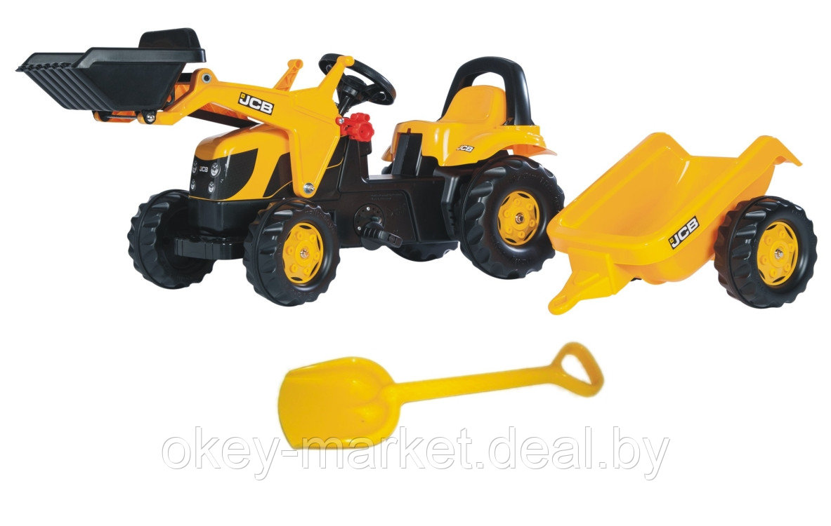 Детский педальный трактор Rolly Toys RollyKid Trailer - фото 4 - id-p65605401