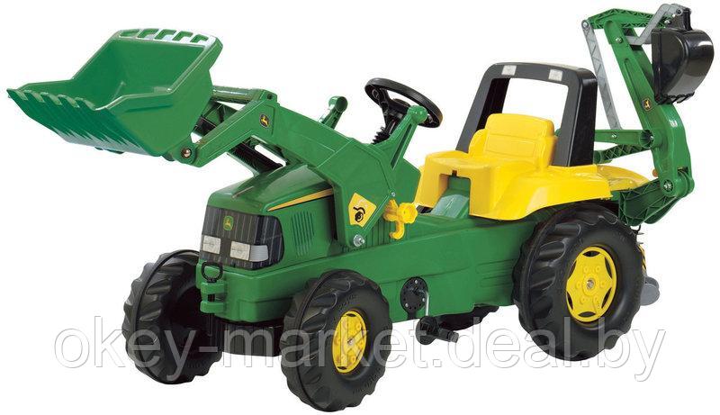 Детский педальный трактор Rolly Toys Junior John Deere 811076 - фото 1 - id-p65605506